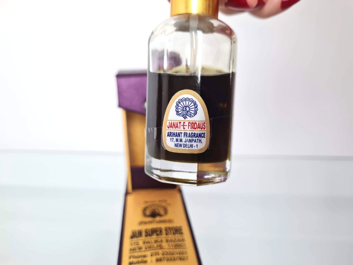 Perfume indiano natural artesanal Jain Perfumers aroma Jannat&Firdaus 35ml - Image 4