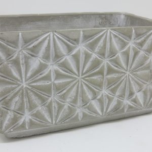 Vaso de Cimento Retangular 20 x 11.5