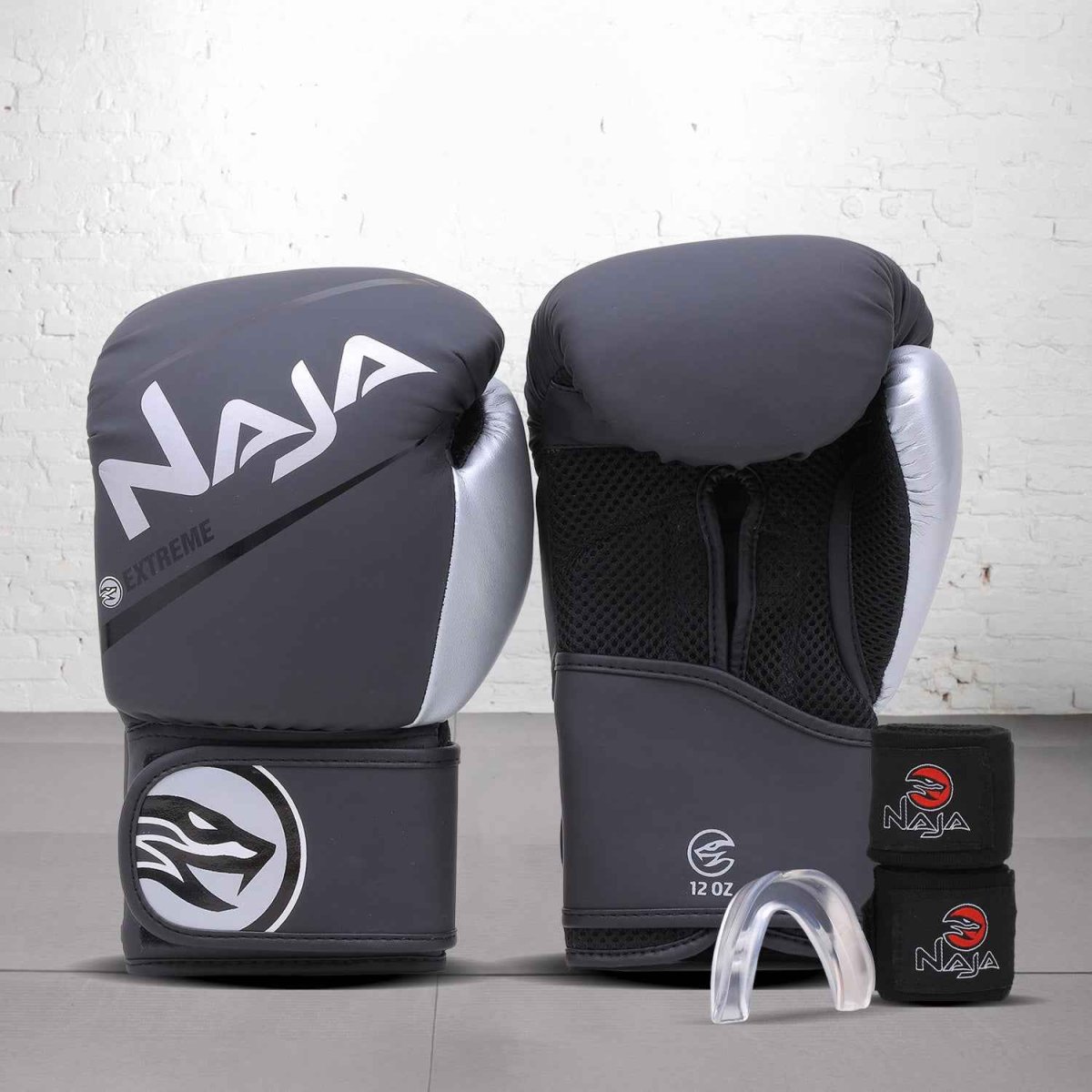 KIT BOXE E MUAY THAI LUVA + BANDAGEM + BUCAL EXTREME - NAJA - Image 2