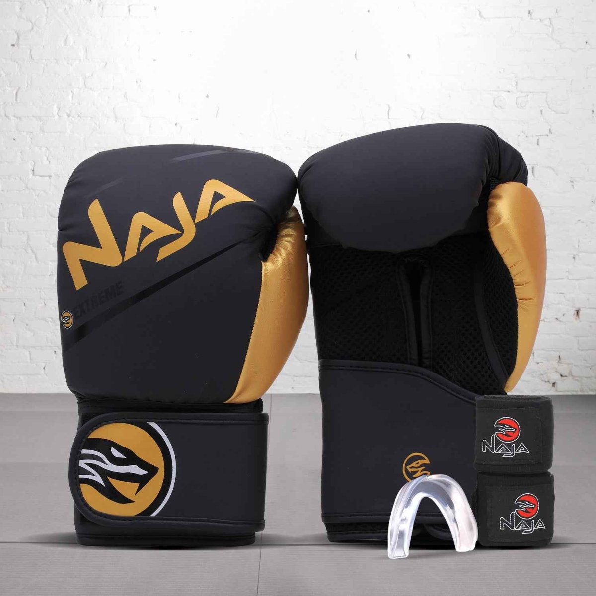 KIT BOXE E MUAY THAI LUVA + BANDAGEM + BUCAL EXTREME - NAJA - Image 7