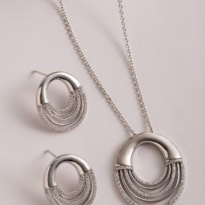 CONJUNTO CRAVEJADO RÓDIO BRANCO