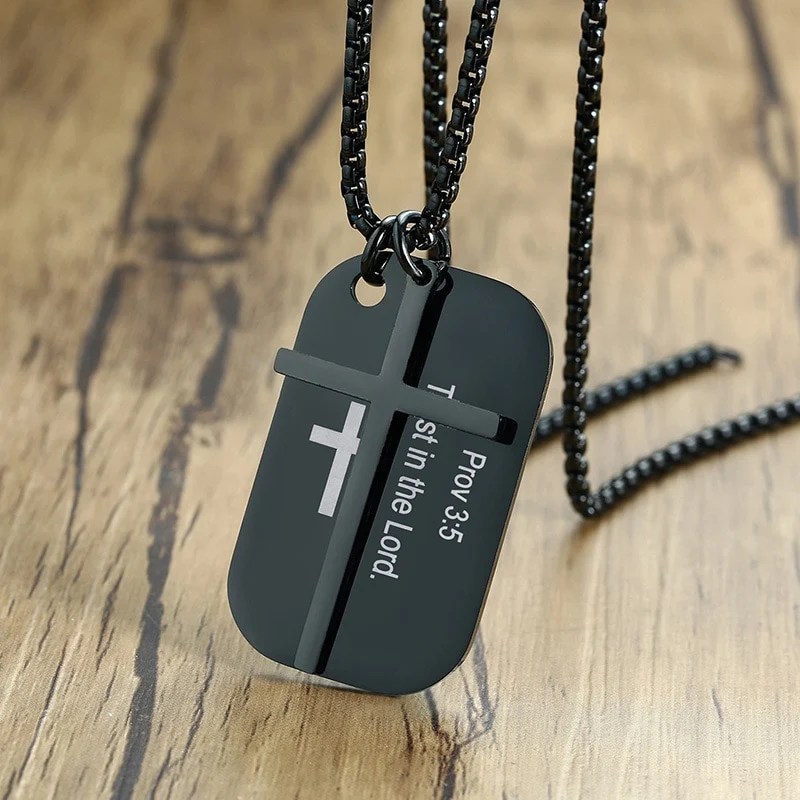 Colar Strong Faith - 100% em Aço Inoxidável Esmaltado - Image 7