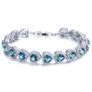 Pulseira de Coração Deep Love - Com Zircônias