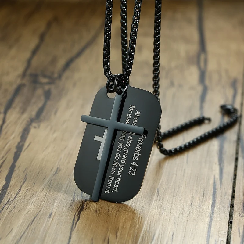 Colar Strong Faith - 100% em Aço Inoxidável Esmaltado - Image 6