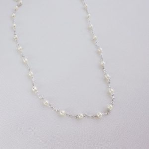 Choker Pérola Ródio