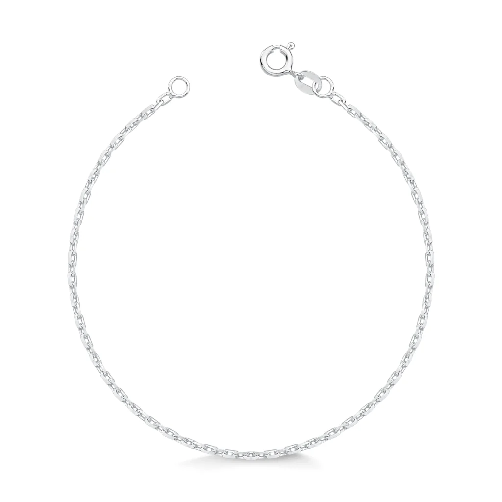 Pulseira em Prata 925 - Cadeado 1mm