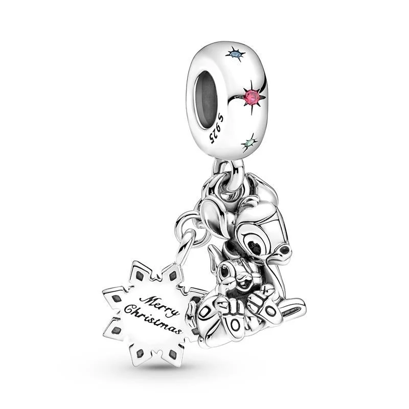 Charm Pendente Bambi e Tambor Disney - 100% Prata 925 - Image 2