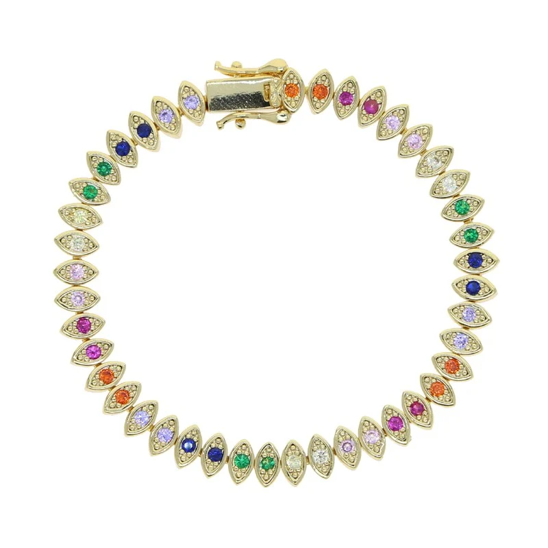 Pulseira Navete Luxo - Cravejada com zircônias - Image 2