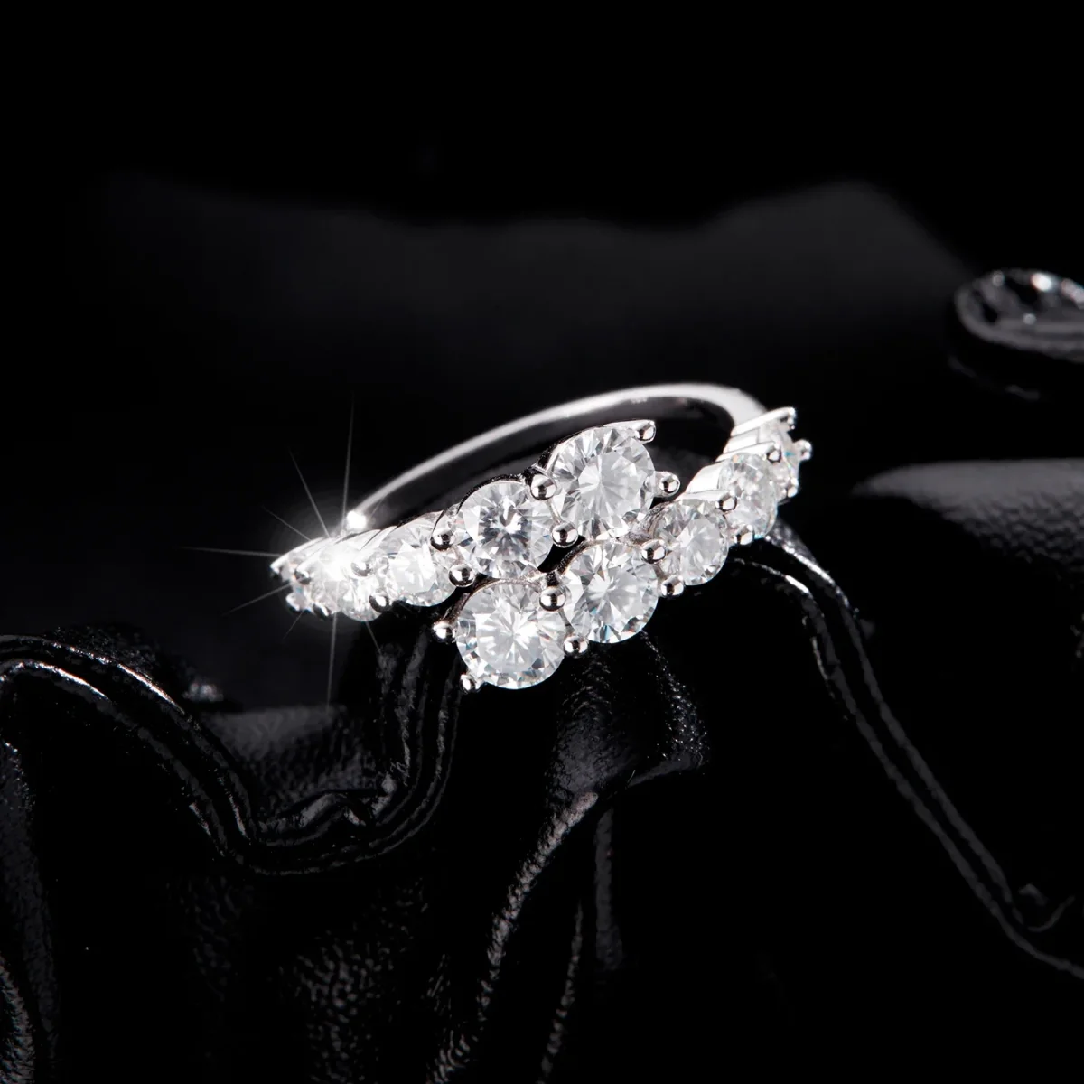 Anel Royale Moissanite - 100% Prata 925 - Image 4