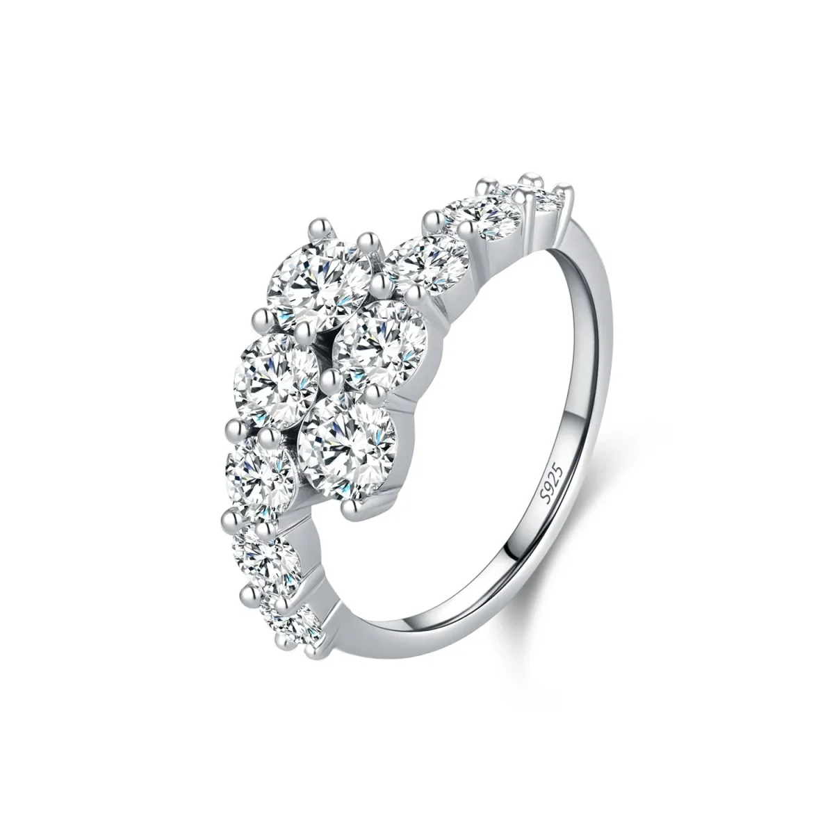 Anel Royale Moissanite - 100% Prata 925 - Image 2