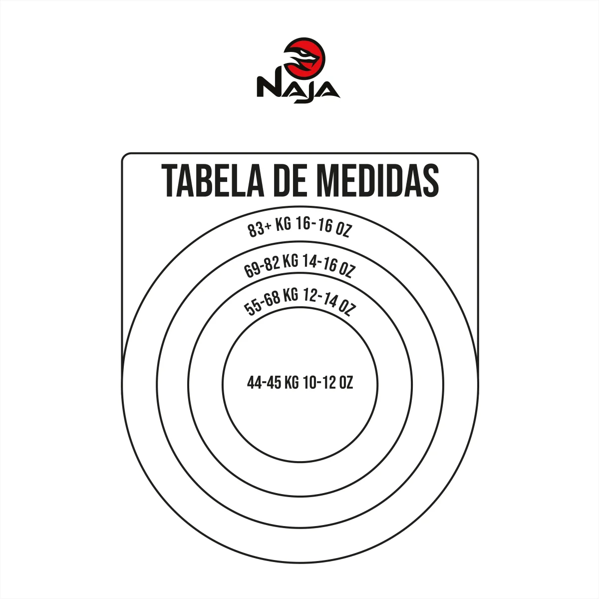 KIT BOXE E MUAY THAI LUVA + BANDAGEM + BUCAL EXTREME - NAJA - Image 3