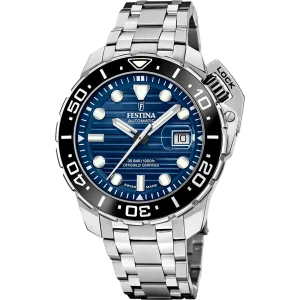 Relógio festina swiss f20043/2 azul homem