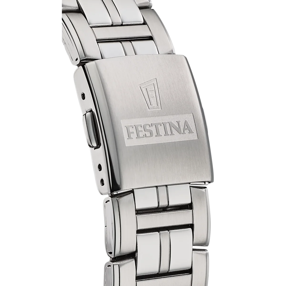 Relógio festina coleção multifuncional f20445/1 prateado com pulseira de aço, para homem. - Image 3