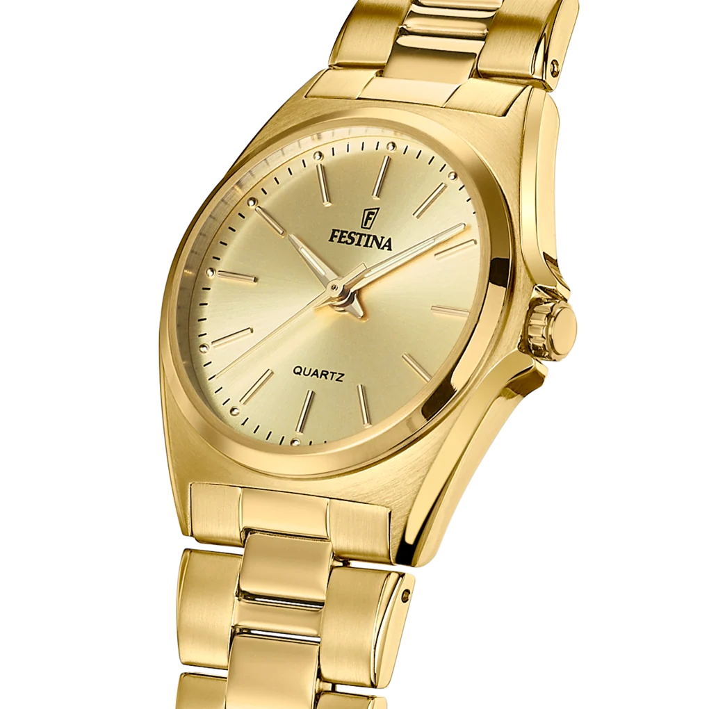 Relógio Festina de Aço Clássico F20557/3 Champagne Pulseira de Aço, Mulher - Image 9