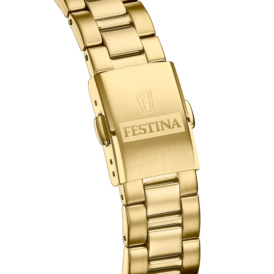 Relógio Festina de Aço Clássico F20557/3 Champagne Pulseira de Aço, Mulher - Image 3