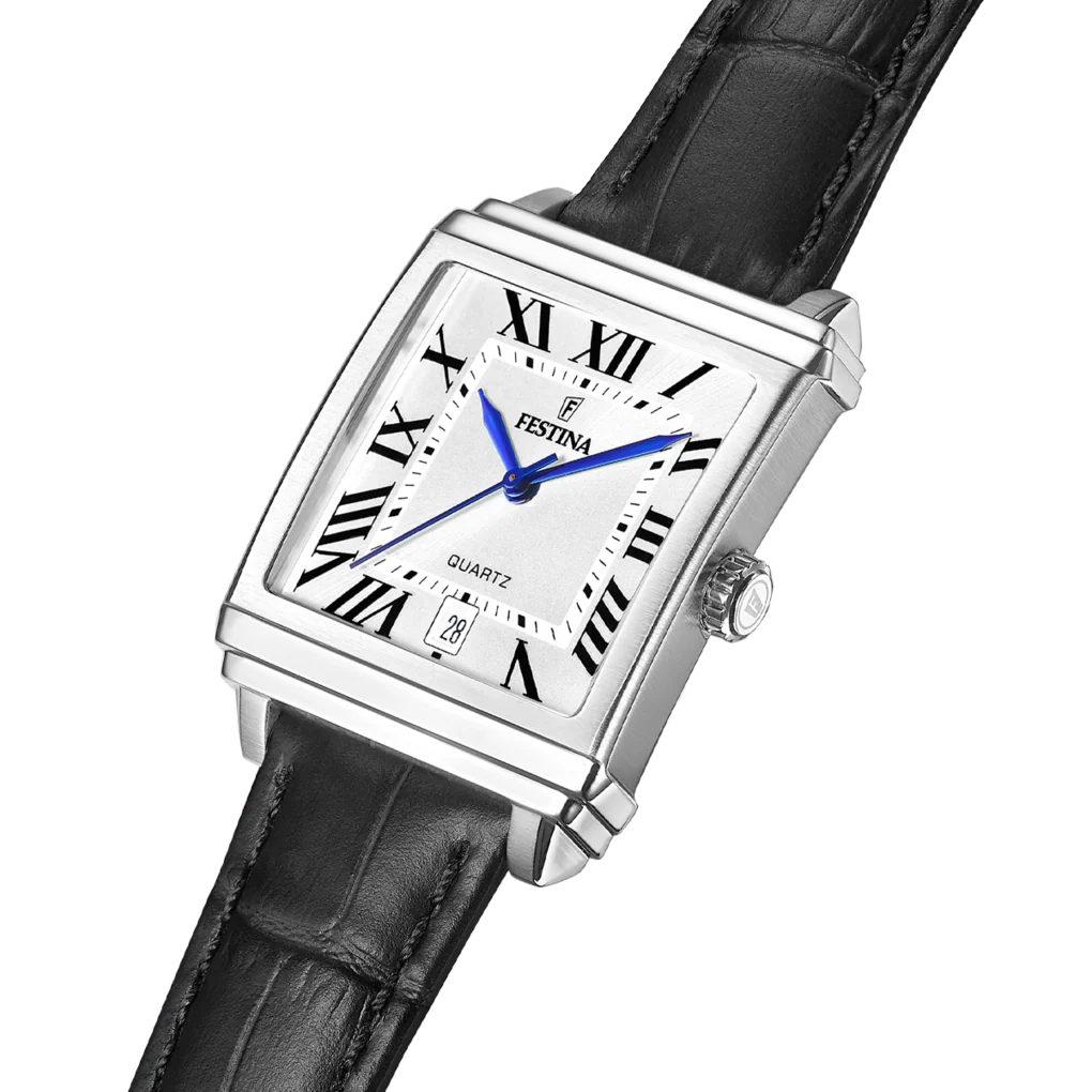 Relógio Festina F20682/3 Prata Cinza Pulseira de Couro, Mulher - Image 8