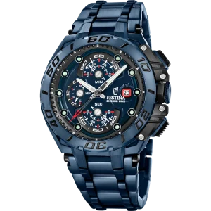 Relógio Festina Edição Especial Chrono Bike f20757/1 azul homem