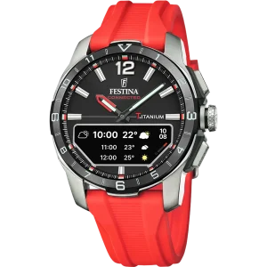 Relógio masculino festina connected d vermelho f23000/c