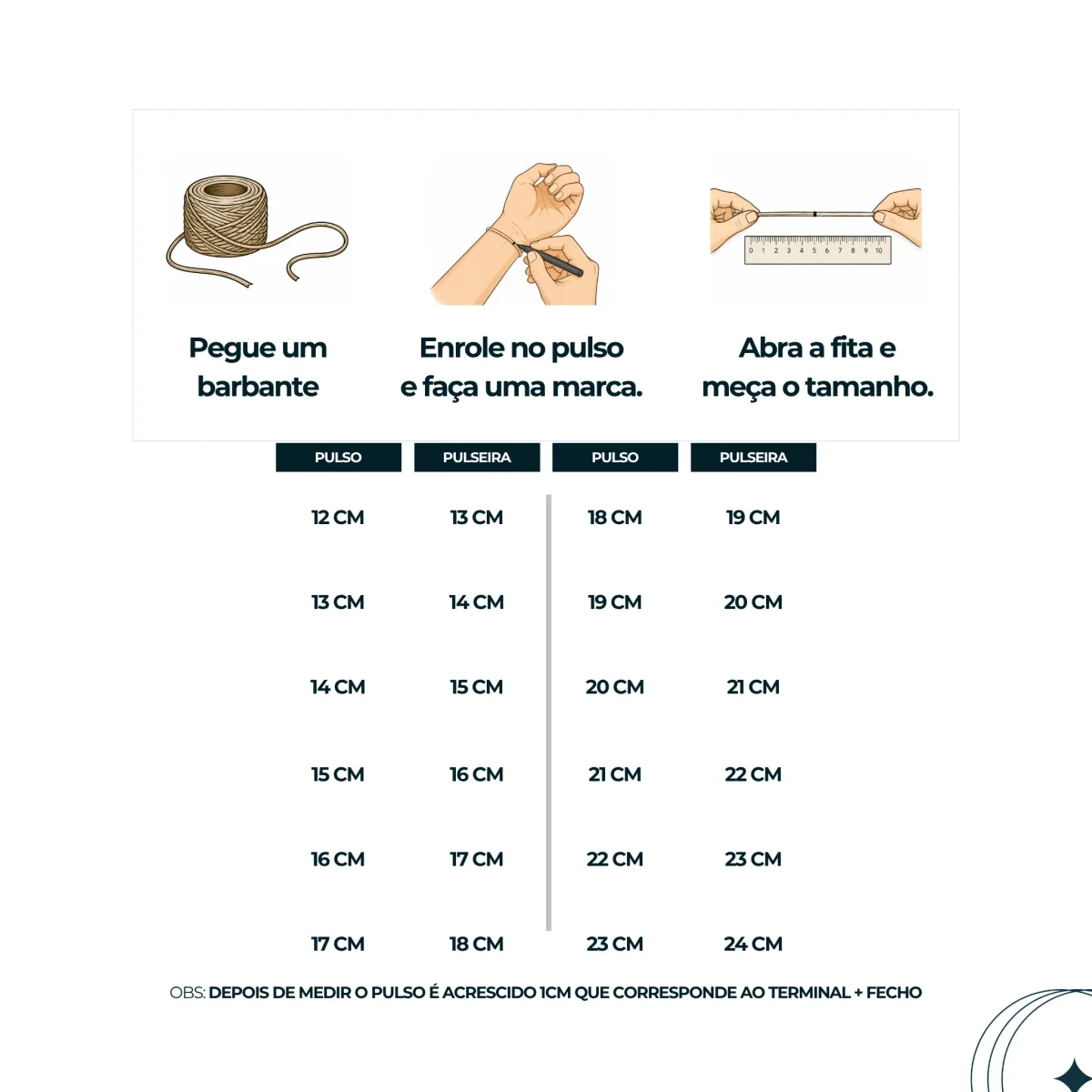 Pulseira em Prata 925 - Grumet 4mm - Image 6
