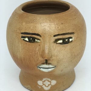 Cachepot Marrom P
