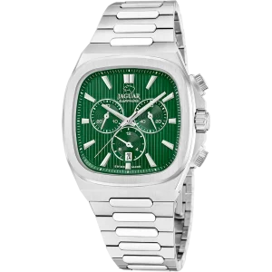 Relógio jaguar swiss made j1048/3 verde homem