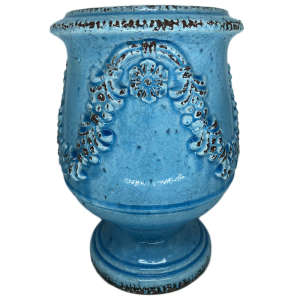 Vaso de Cimento Azul Médio
