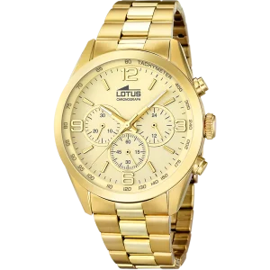 Relógio lotus minimalist 18153/2 champanhe pulsera de aço, homem