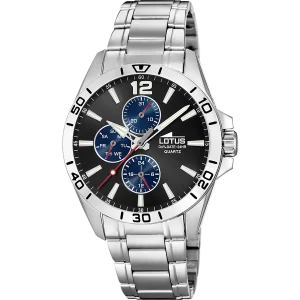 Relógio lotus 18812/2 cinza pulsera de aço, homem