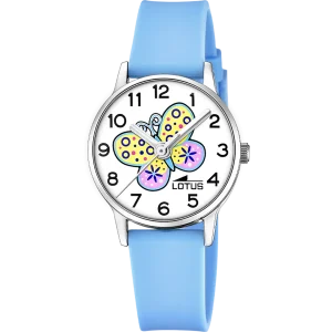Relógio lotus junior collection 19001/3 multicolorado pulsera de borracha, menina
