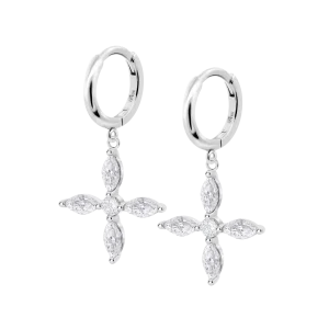 Brincos flor lotus silver lp3933-4/1 prata, mulher