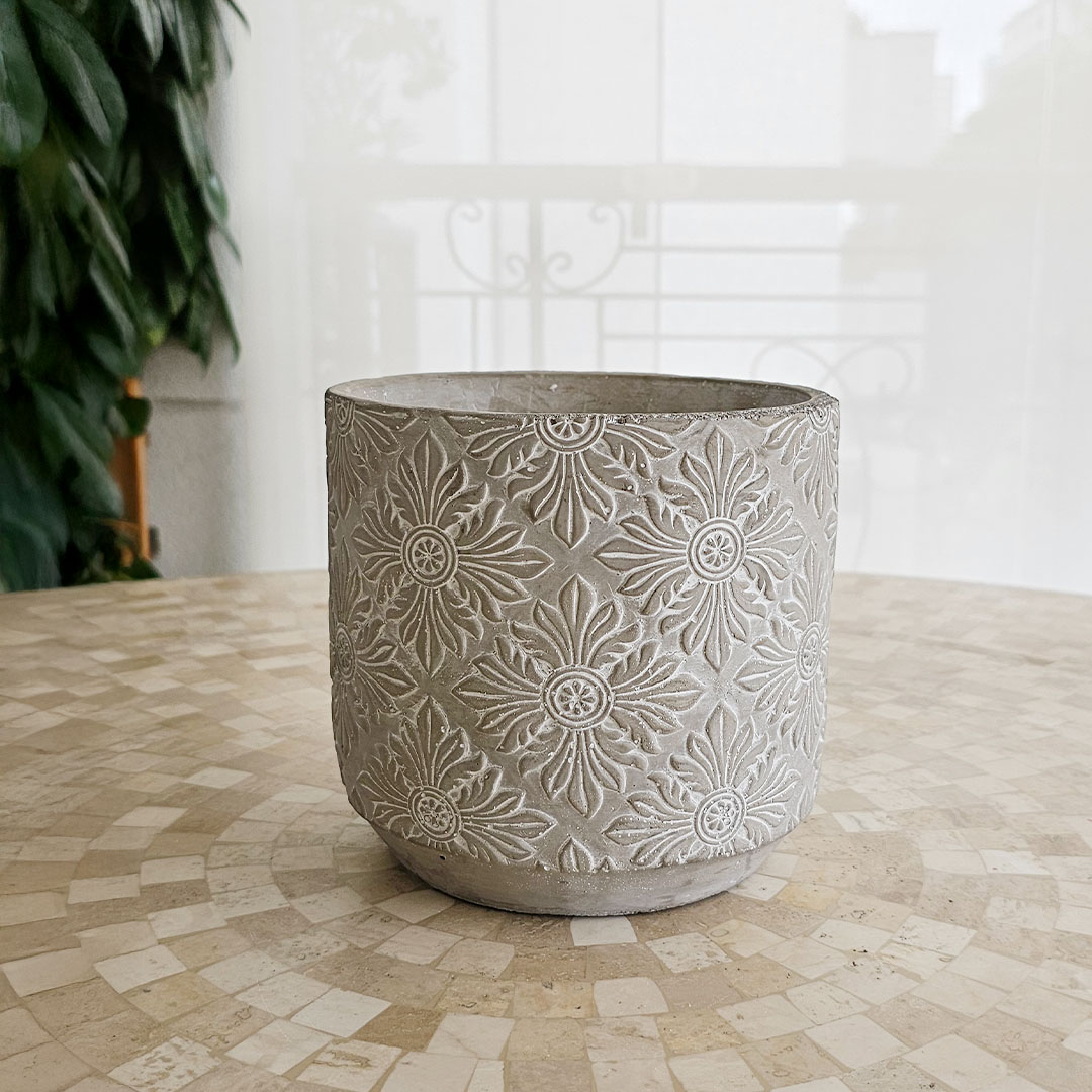 Vaso de Cimento Redondo 7,5 x 17,5
